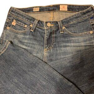 Adriano Goldschmied  Cigarette Crop South Gate Skinny Jeans Blue Wash Size 25R